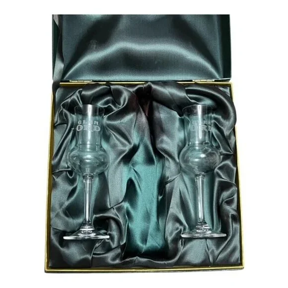 VTG Glen Ord Distillery Thistle Whiskey Glasses – Set of 2 w/Box – Scotland Coll - Picture 5 of 7